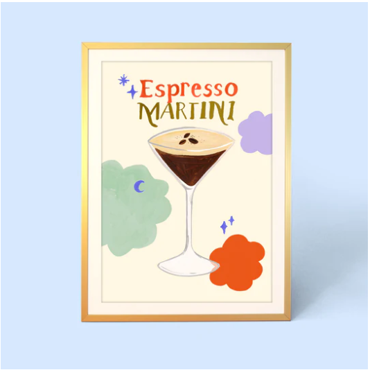  Eleanor Bowmer Espresso Martini Cocktail Print
