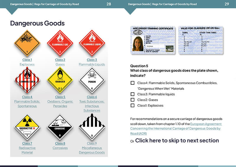 Thumbnail: Regulations for Carriage of Goods by Road