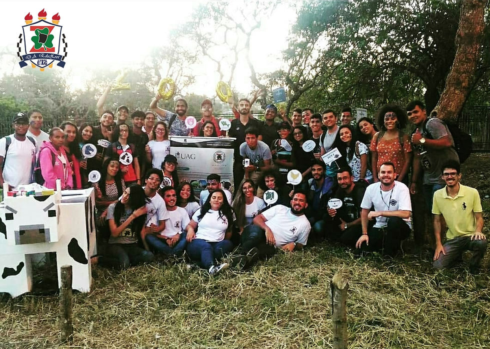 Recepção dos calouros de zootecnia, turma de 2018.2, promovida pelo diretório acadêmico do curso, da Universidade Federal Rural de Pernambuco - Unidade Acadêmica de Garanhuns (UFAPE - SEDE Garanhuns).