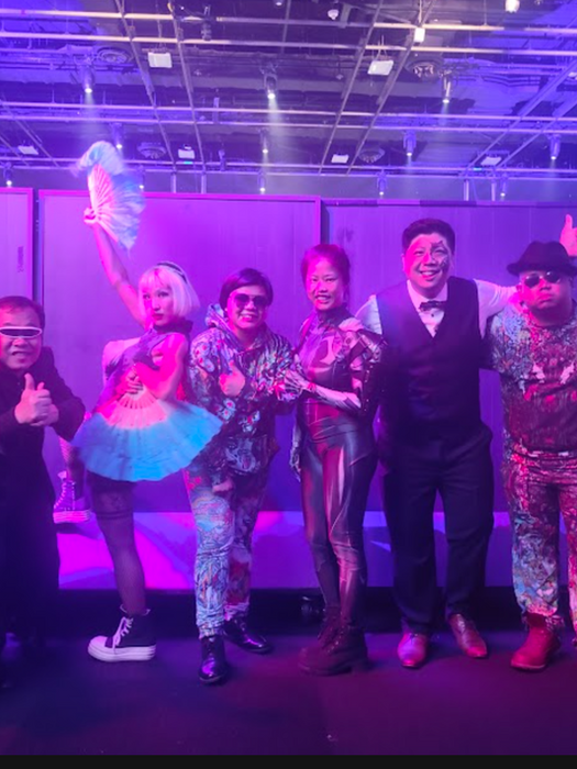 Beatz Inc performers in costume at a corporate event in Singapore