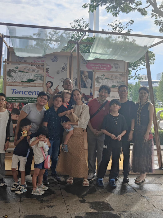 Beatz Inc team and participants at a community event in Singapore