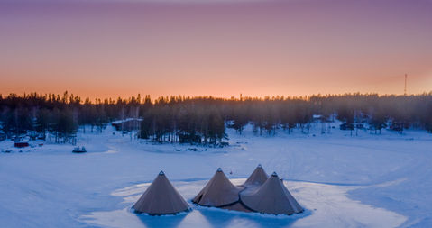 Dinner on ice™ at Brändön Lodge
