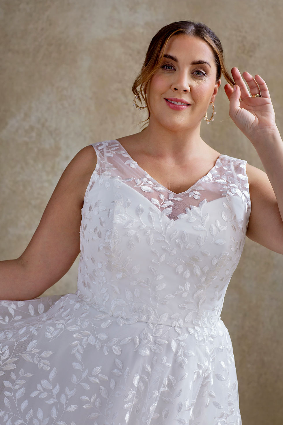 Thumbnail: WP773-A-line Lace Wedding Dress