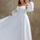 Thumbnail: WP760-A-line Chiffon Wedding Dress