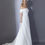 Thumbnail: WS114-Embossed Crepe Strapless Wedding Gown