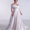 Thumbnail: WSP074-A-line Satin Wedding Dress