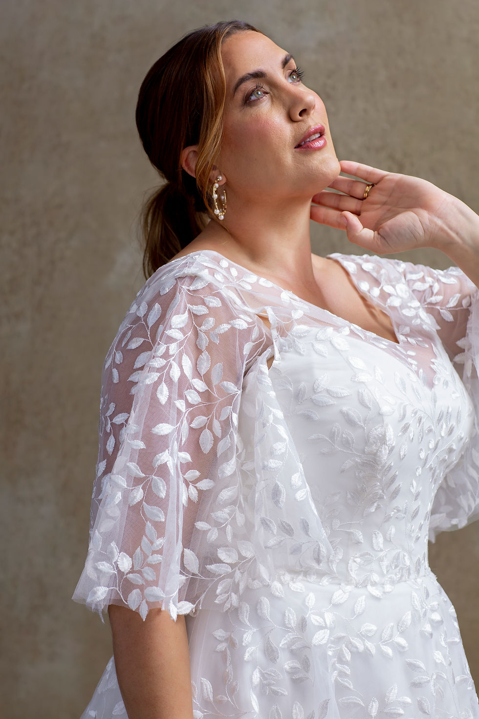 Thumbnail: WP773-A-line Lace Wedding Dress