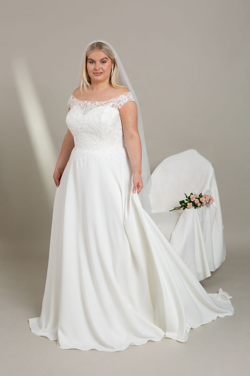 Wedding dress from bridal boutique in London