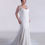 Thumbnail: WSP063-Trumpet Crepe Wedding Dress