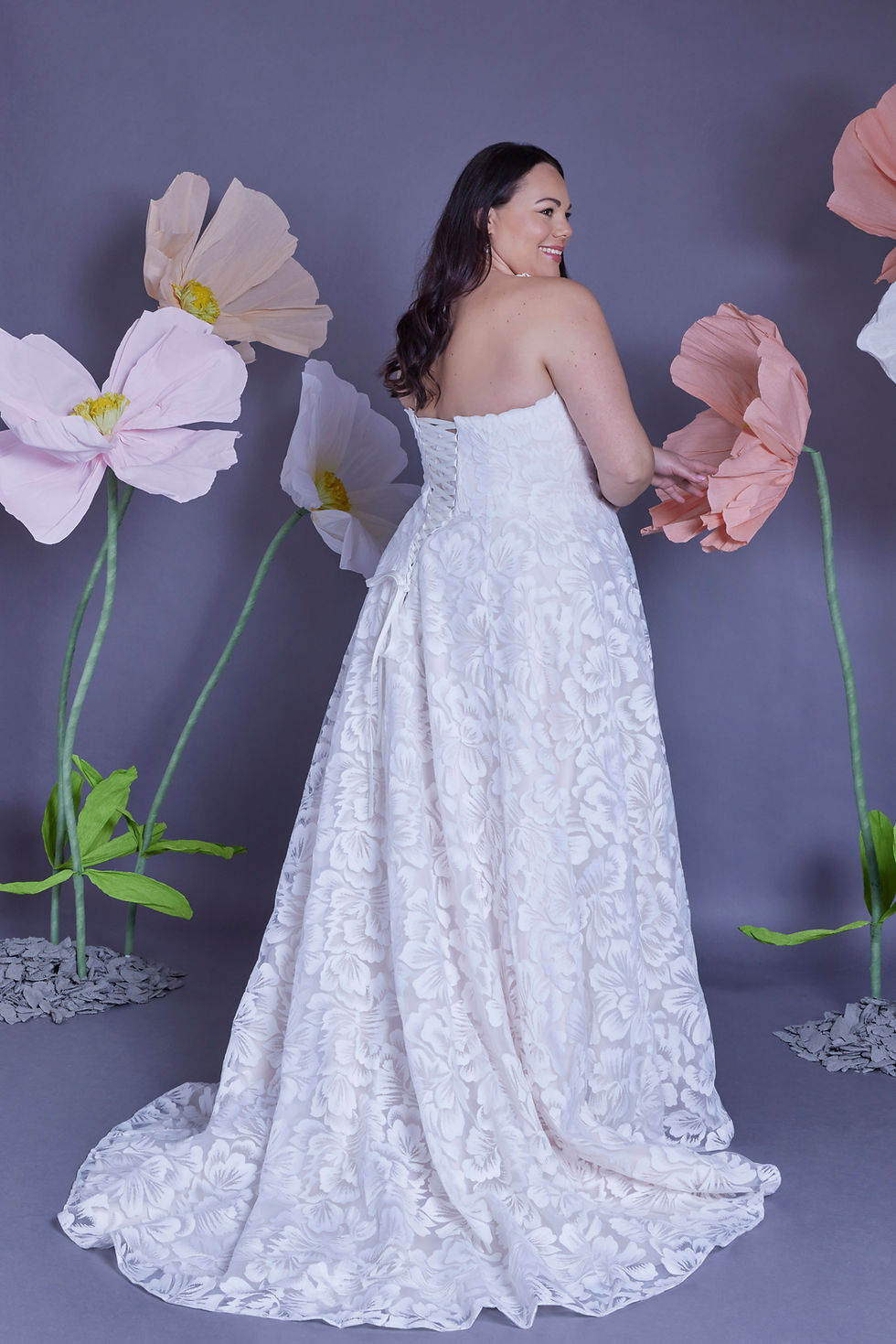 Thumbnail: WSP051-A Line Lace Wedding Gown