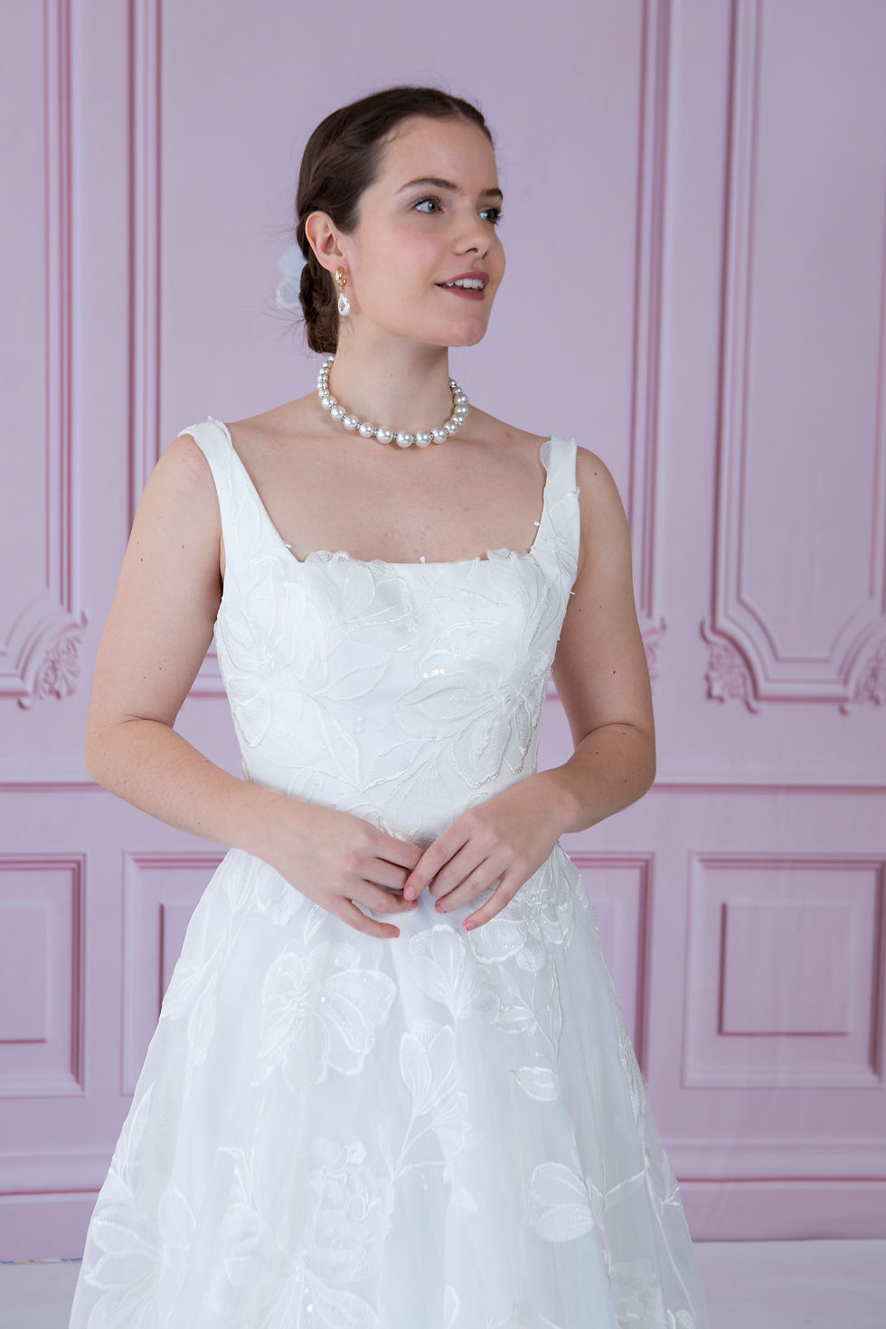 Thumbnail: R1742-A Line Lace Wedding Dress