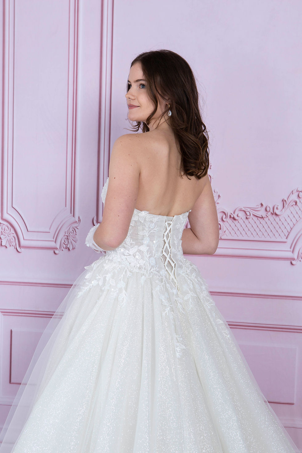 Thumbnail: R1757-Ball Gown Lace Wedding Dress