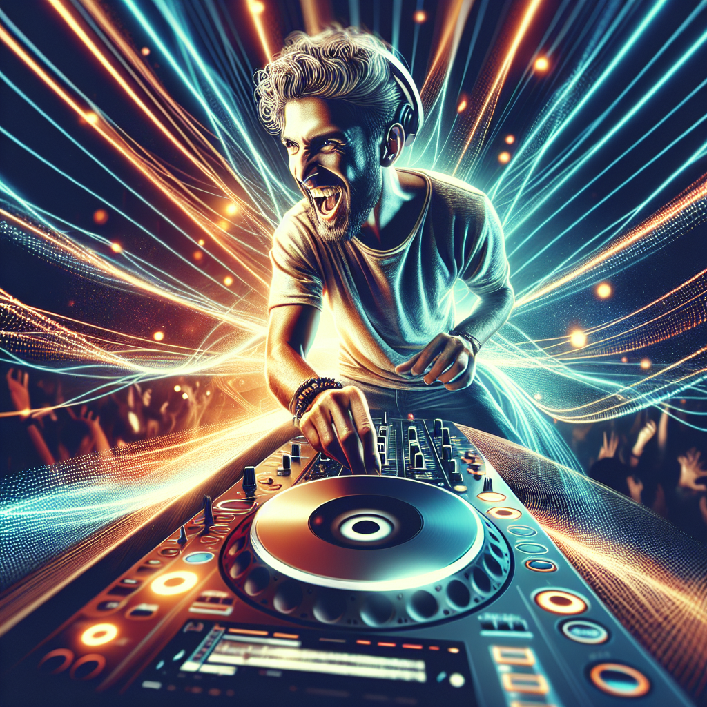 DJ booth near dancefloor
