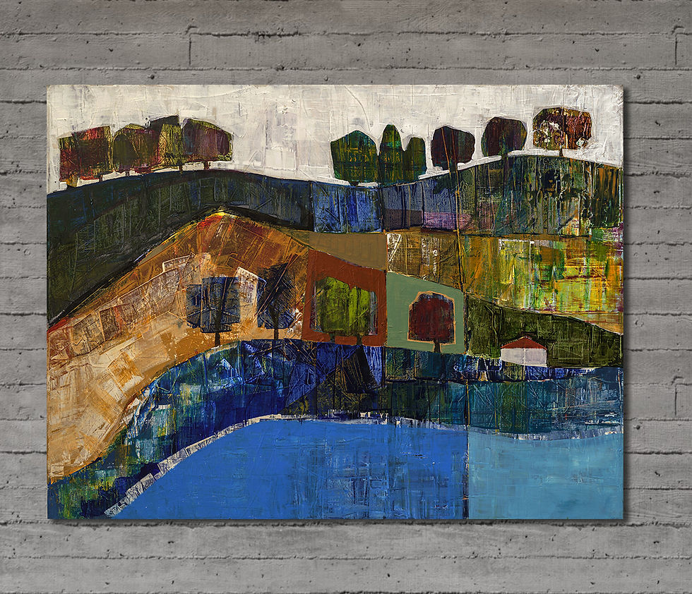 Thumbnail: KINERET- a print of an original painting