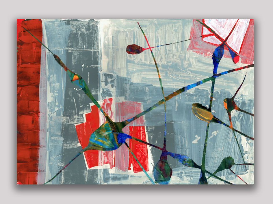 Thumbnail: FLOW- an abstract print of an original painting