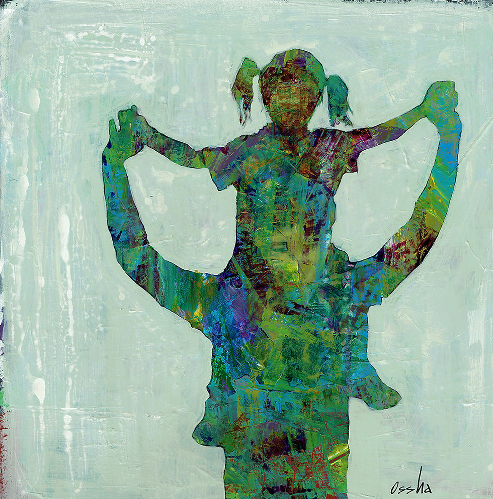 Thumbnail: JOY- a figure print of an original painting