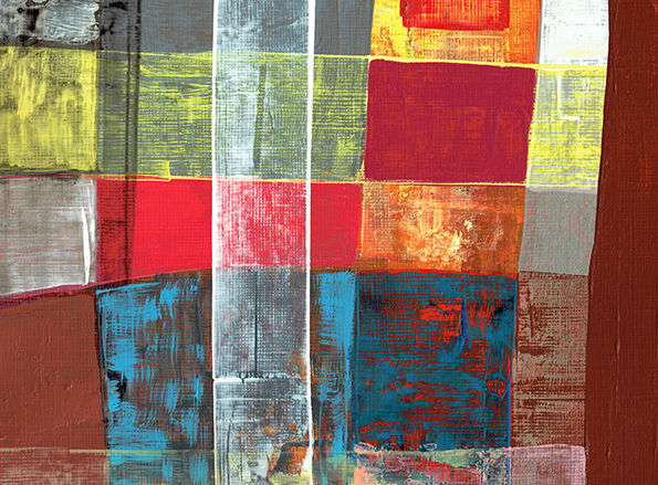 Thumbnail: SURFACE- an abstract print of an original painting