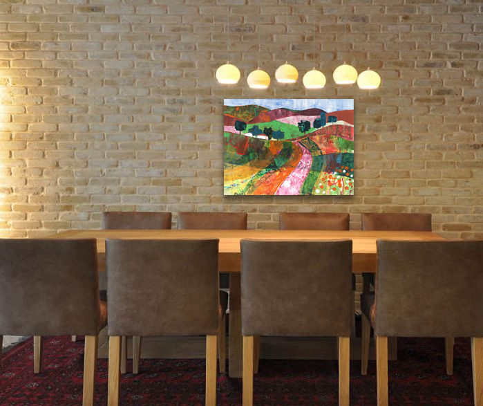 Thumbnail: GALILEE VIEW- a print of an original painting