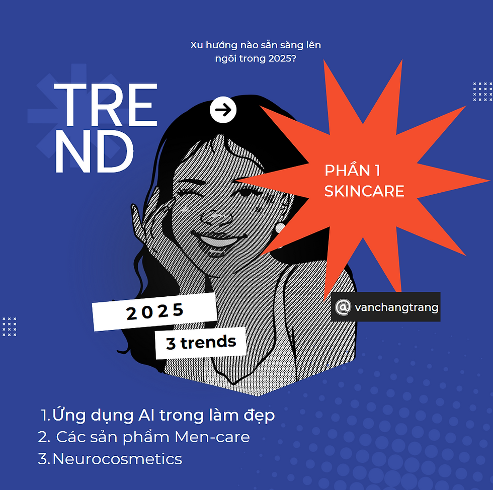 Dự đoán trend skincare 2025