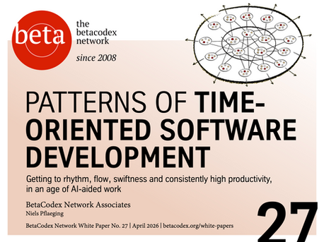 Patterns of Time-Oriented Software Development: New BetaCodex Network research paper published