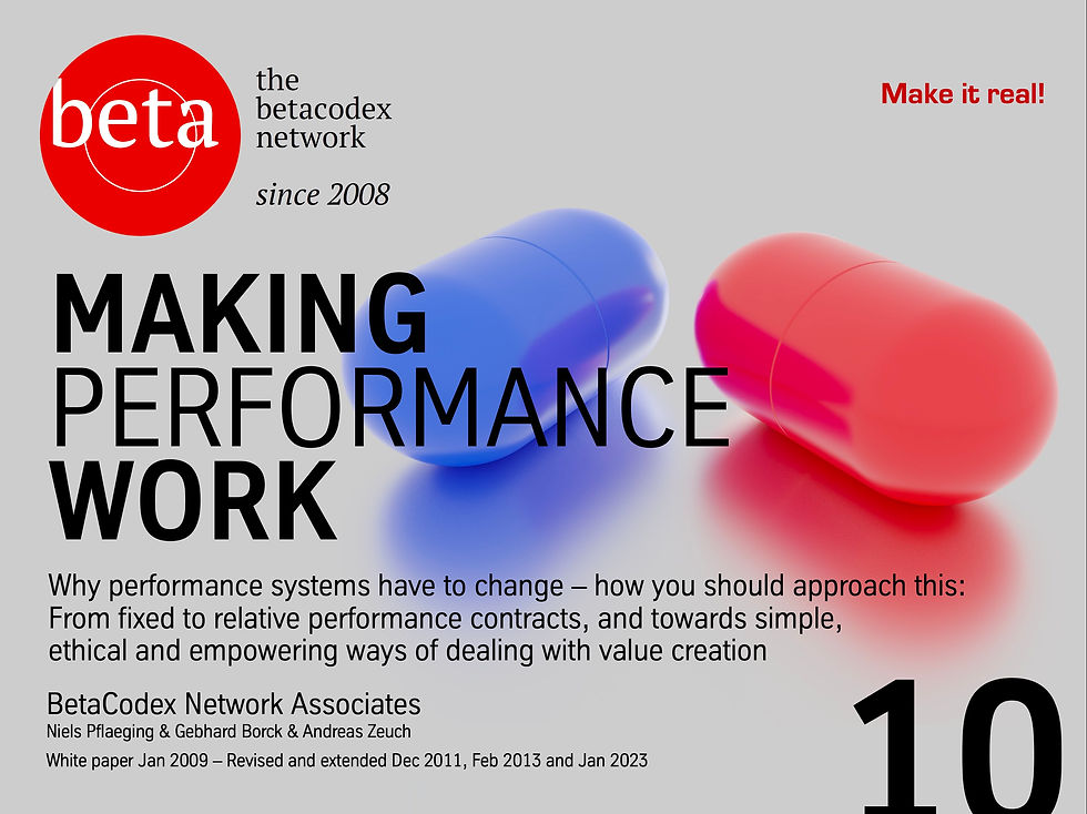 Making Performance Work