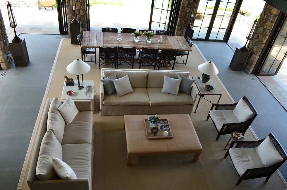 Guest house, living room