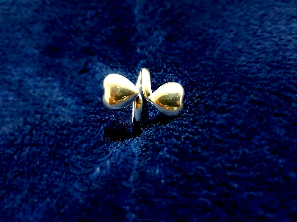 Miniatura: Anillo Doble Corazón Punta Punta 