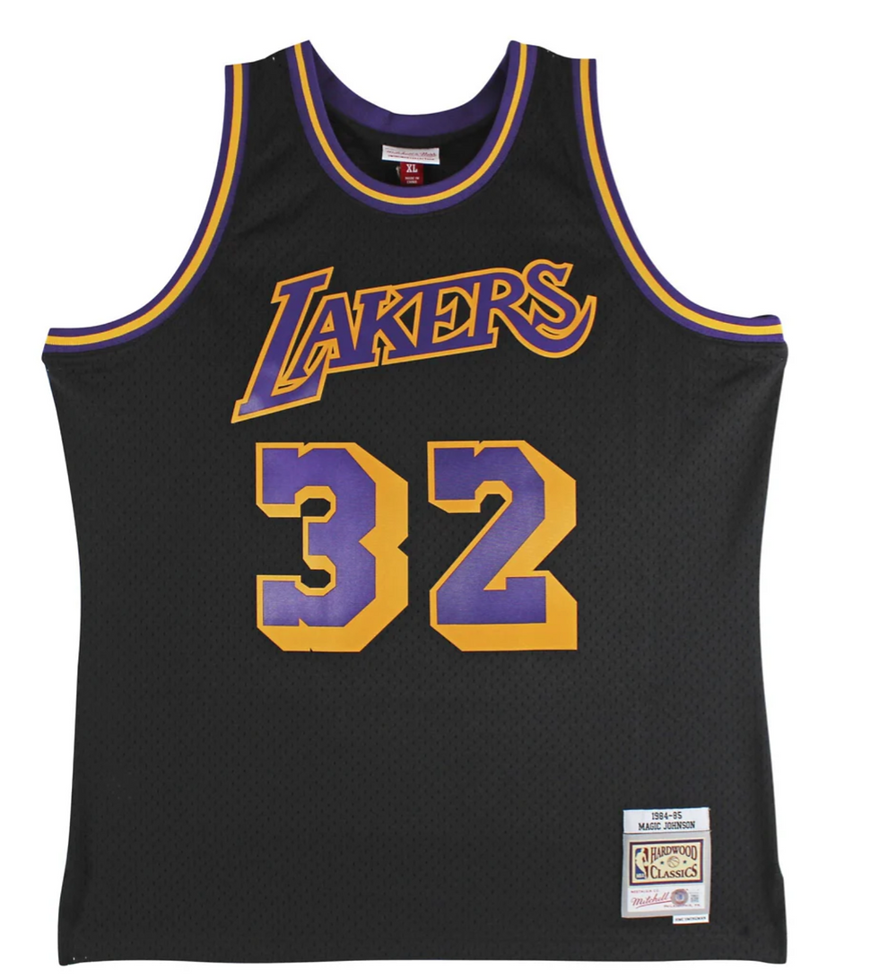Thumbnail: Men's Magic Johnson Los Angeles Lakers Jersey - Mitchell & Nest 1984/1985