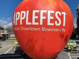 Giant inflatable Apple