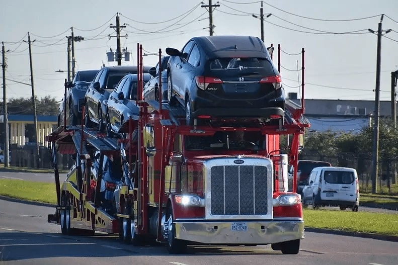 Open Auto Transport Truck