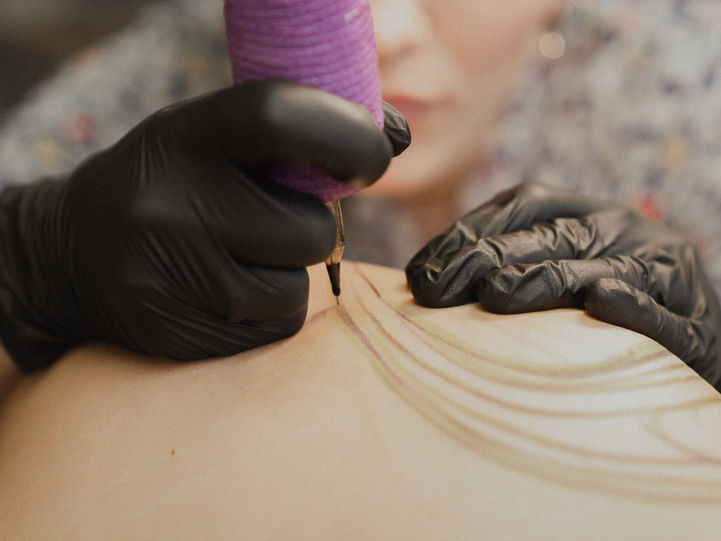 branding photoshoot for tattoo artists