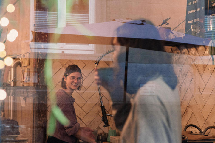 Branding photoshoot for cafe