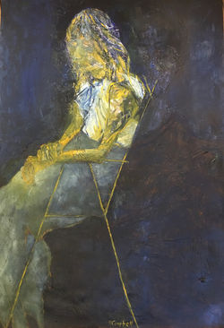 Lady in yellow hues