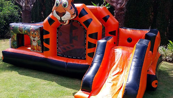 Aluguel Castelinho com Escorregador e Pula Pula Inflável para festa de aniversário e eventos em São Paulo, Barueri, ABC Paulista. Castelinho com Escorregador e Pula Pula Inflável com acionamento automático. Montado em Casa, Salão de Festas, Chácara, Sítio e Igrejas. Castelinho com Escorregador e Pula Pula Inflável Locação.