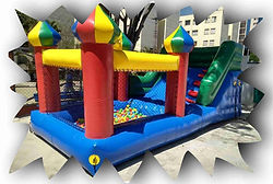 Locação de Brinquedo Inflável Multi Atividades com Piscina de Bolinhas montado em Residência e Condomínio em São Paulo, Barueri e Alphaville... Pula Pula 3 em 1, Piscina de Bolinha Inflável, Tobogã com Piscina de Bolinhas e muito mais...