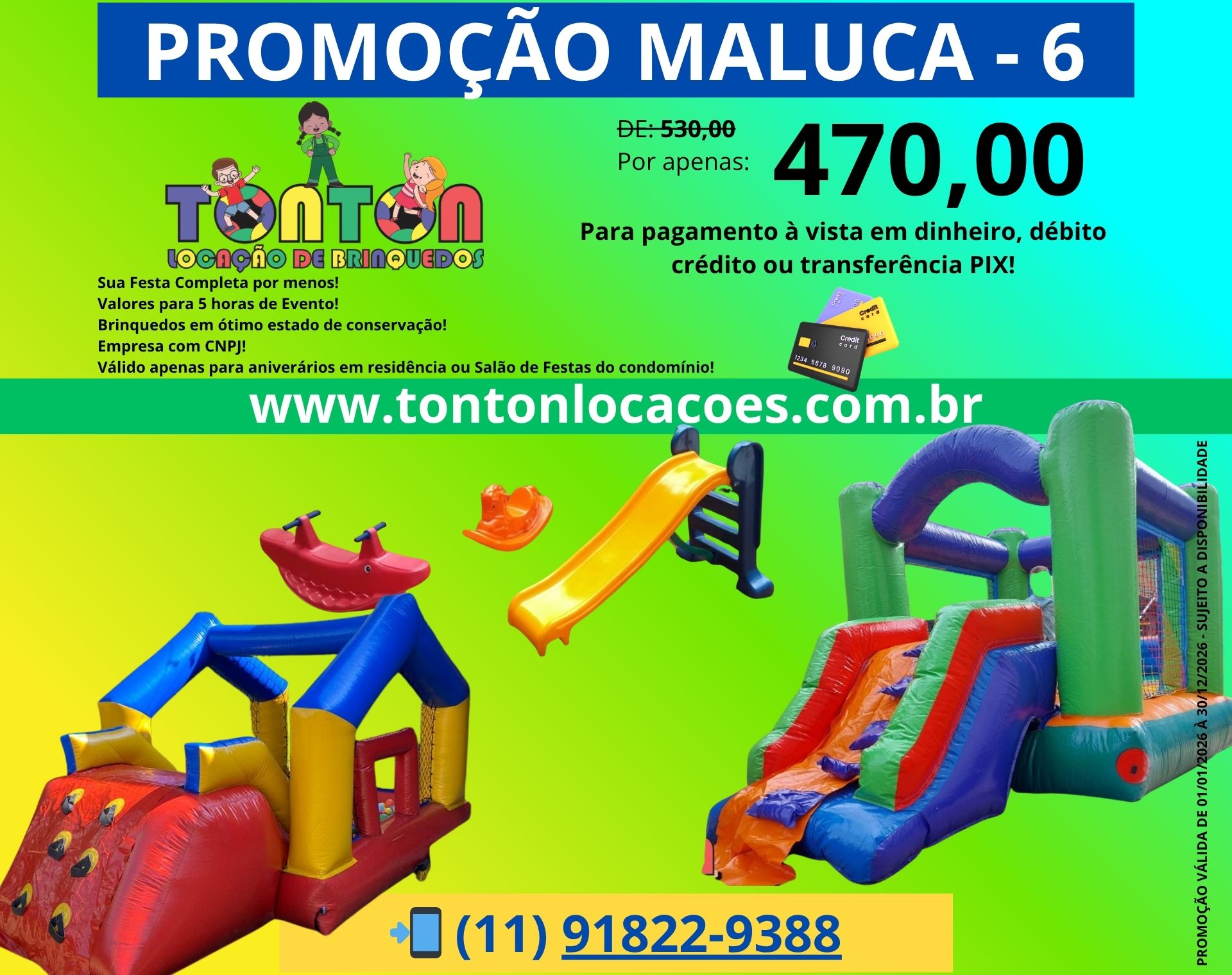 Locação de Brinquedo Inflável Multi Atividades com Piscina de Bolinhas montado na região de São Paulo, Barueri e Alphaville SP