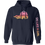 Thumbnail: Ski Like A Girl Womens Hoodie Retro Sunset