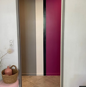 photo avant travaux vu de la chambre sur le couloir