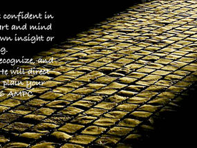 Walk a crooked path!