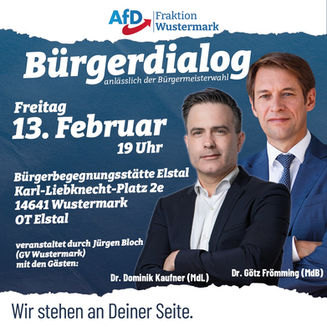 Bürgerdialog in Wustermark!