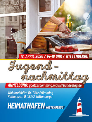 12.04. Jugendnachmittag in Wittenberge