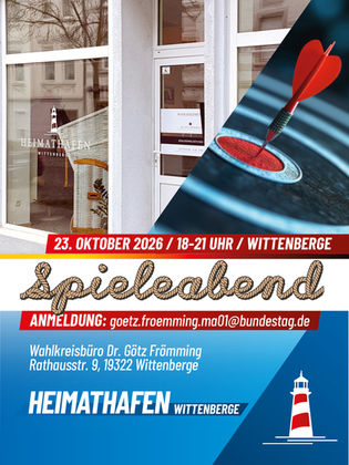 23.10. Spieleabend in Wittenberge