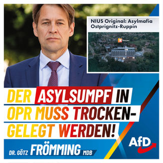 Der Asylsumpf in OPR muss trockengelegt werden!