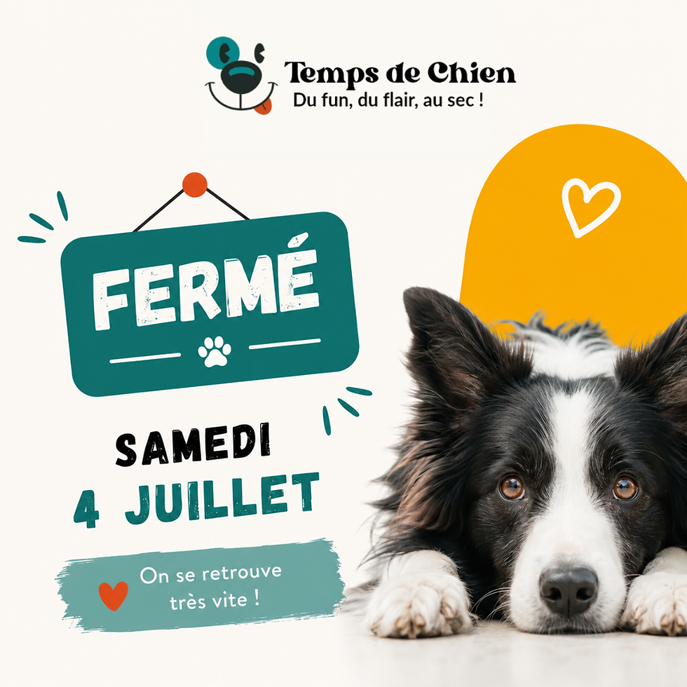 Samedi 4 juillet, le DogPark sera fermé