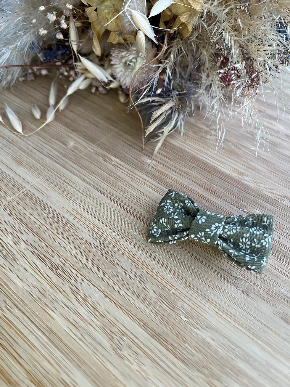 Miniature : Barrette en coton motifs fleuris 