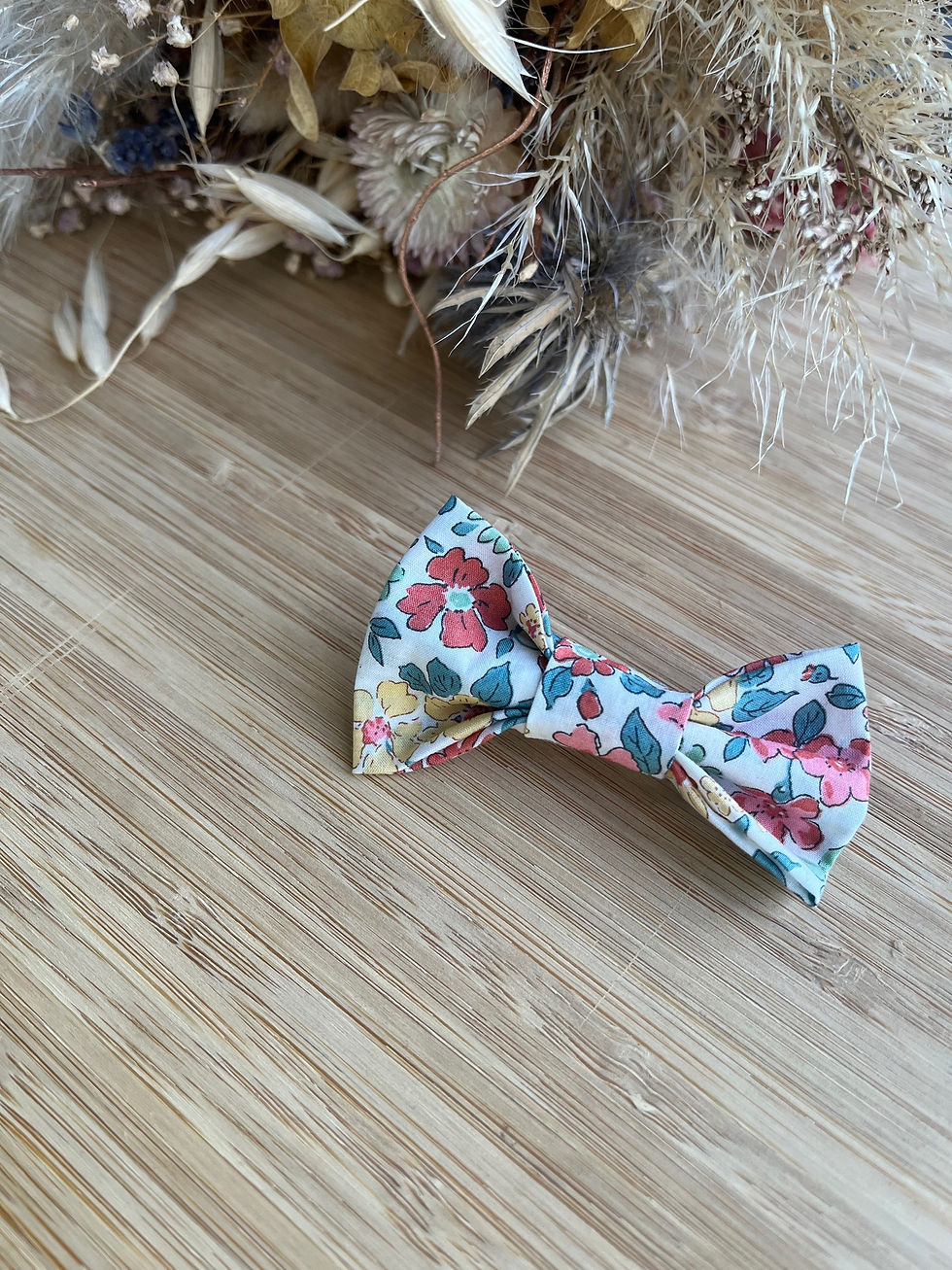 Miniature : Barrette en coton motifs fleuris