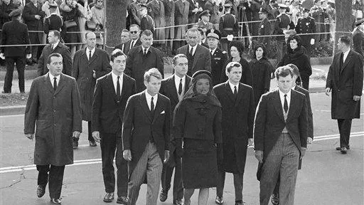 Jackie walk procession.webp