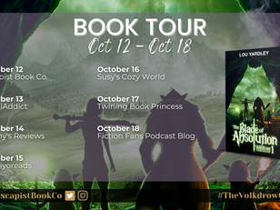 Book Tour Q&A: The Blade of Absolution by Lou Yardley
