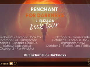 Book Tour Q&A: Penchant for Darkness by J. Elizaga