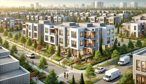 DALL·E 2025-01-24 13.54.17 - A rendering of The Inclusive on Leslie project, featuring 30 